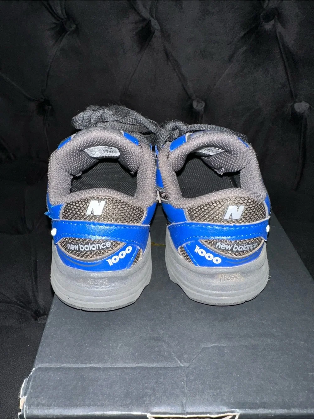 New Balance Kids Blue and Black 1000 Sneakers